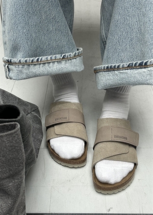 Kyoto LEN/LEVE sandal Taupe Birkenstock 